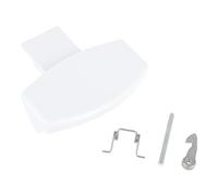 sparefixd Kit maniglia porta bianca, adatta per lavatrice Ariston