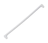 sparefixd Mensola anteriore in vetro bianco profilo in plastica 496 mm per frigorifero Beko