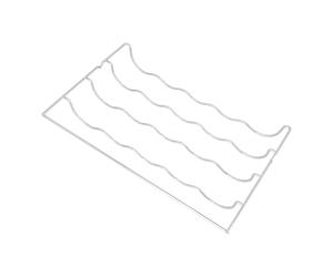 sparefixd Scaffale cromato per bottiglie di vino per frigorifero e congelatore