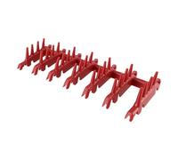 sparefixd Supporto in vetro rosso con punte in gomma per lavastoviglie AEG