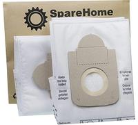 SpareHome, 10 sacchetti + 2 micro filtri ritagliabili per aspirapolvere Rowenta