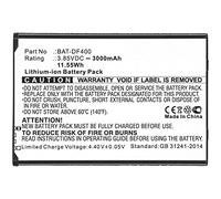 Sparepart: CoreParts Battery for Bluebird Barcode Scanner 11.55Wh Li-ION 3.85V, BUF400BL BAT-DF400 BAT-EF400 (Scanner 11.55Wh Li-ION 3.85V 3000mAh Black for EF400)