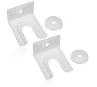 SPARES2GO 2 staffe di fissaggio per porta frigorifero/congelatore integrate universali