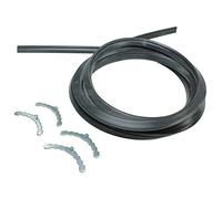 Spares2go 4 lati in gomma guarnizione della porta per AEG/Baumatic Forno/Fornello (196cm e angoli arrotondati Clips)