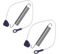 SPARES2GO Beko - Cerniera a molla per sportello lavastoviglie Beko (2 molle, 2 corde)