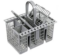 Spares2go Cestello portaposate per lavastoviglie, universale, compatibile con Hotpoint, per Indesit, per Ariston, per Whirlpool C00257140 (manico staccabile)
