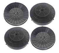 SPARES2GO Coppia di filtri tondi per cappa aspirante Elica (confezione da 4)