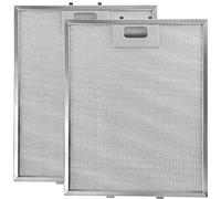 SPARES2GO Filtro a Rete Metallica compatibile con Baumatic Coperchio di Sfiato Cappa Aspirante (318 x 258 mm, Confezione da 2 Pezzi)