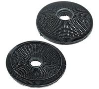SPARES2GO Filtro al Carbone compatibile con Bosch compatibile con Neff compatibile con Siemens Cappa Aspirante (2 Filtri da 190 mm)