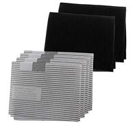 Spares2go filtro cappa Grease kit per Logik Kitchen Extractor fan Vent (4 x grasso, 2 x filtri a carbone)