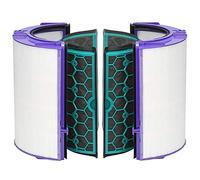 SPARES2GO Filtro HEPA a 360˚ in vetro + carbone attivo per Dyson DP04 HP04 HP07 HP09 TP04 adatto al ventilatore a torre Pure Cool
