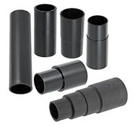 SPARES2GO Kit adattatore universale completo per aspirapolvere e levigatrici (confezione da 6, 26 mm, 30 mm, 32 mm, 35 mm, 38 mm)