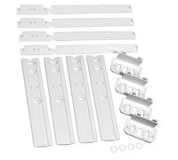 Spares2go Kit di staffe di montaggio per sportello integrato per frigoriferi e congelatori Samsung (confezione da 4)