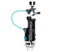 SPARES2GO Kit maniglia a leva con pulsante per cassetta WC da 1,5" e 2" per valvola di scarico universale per WC