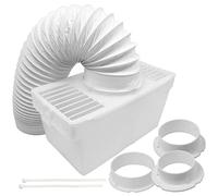 SPARES2GO Kit Tubo di Sfiato Universale per Asciugatrice con 3 Adattatori (1,2 m)