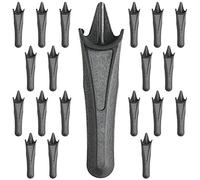 Spares2go Lame in plastica per tosaerba Flymo Micro Compact 30 MC30 (confezione da 20, nero)