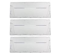 SPARES2GO Maniglia frontale in plastica per cassetto, compatibile con Indesit frigoriferi-congelatori serie CA55, CAA55, NCA55 (confezione da 3)