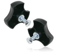 Spares2go Maniglia per tosaerba con bullone manopola compatibile con Mountfield Wing Nut Bar pezzo di ricambio per tosaerba M8 8 mm x 2