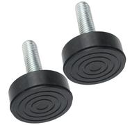 SPARES2GO Piedino Universale Regolabile per Frigorifero E Congelatore con Vite (confezione da 2, filettatura da 8 mm)