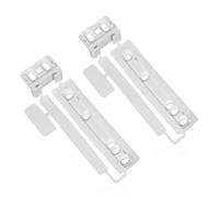 Spares2go porta plastica staffa di montaggio fissaggio Slide kit for John Lewis integrato frigo e freezer (confezione da 2)