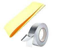SPARES2GO Striscia anti condensa per piano di lavoro per lavatrice (600 mm x 100 mm) + nastro in alluminio (50 mm x 45 m)