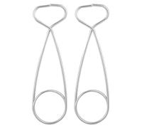 Spargibocca per pesce in acciaio inossidabile, set da 2 pezzi, design a testa sfalsata, per cucinare all'aperto e supporto per bottiglia d'acqua