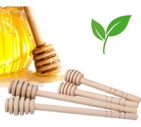 Spargimiele in Legno, Cucchiaini, Bastoncini, Miele. Formati Piccoli e Grandi, Formato Convenienza Che rispetta l'Ambiente. Lunghezza Mini And Maxi per Ogni Tipo di Vaso Miele (4 pz)
