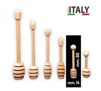 Spargimiele in Legno di Faggio Piccolo "made in Italy" - stock 20 pezzi -