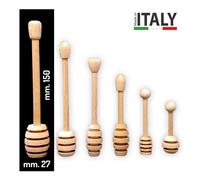 Spargimiele-Spalmamiele in Legno di Faggio Grande "made in Italy" stock 20 pezzi