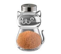 Spargipepe con coperchio, simpatico dispenser per spezie per pepe con coperchio, bottiglia di sale, in cucina, per cucinare, sul tavolo, durante il barbecue, in camper, in campeggio, in fattoria, in