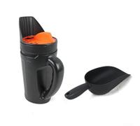 Spargisale da giardino e spargisale invernale: distributore portatile di fertilizzante per prato, seminatore ergonomico per ortaggi, shaker per sciogliere il ghiaccio, strumento da giardino compatto