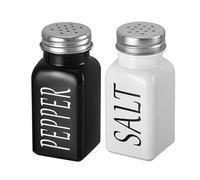 Spargisale e pepe - 80 ml per il tavolo da pranzo | 2 pezzi per sale e pepe, per cucina, barbecue, ristoranti, catering, attività all'aperto, campeggio, feste