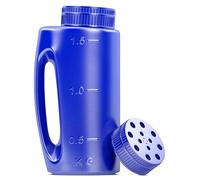Spargisale manuale - Seminatrice manuale regolabile da 2,40 l, spargisale portatile da 1,5 kg, spargitore manuale per semi da , spargitore portatile multiuso per tutte le stagioni per il