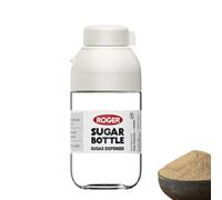 Spargisale per | 250 ml trasparente spargispezie - Chiusura di misurazione per dosare la cottura, la ristorazione, il campeggio e all'aperto