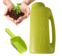 Spargisale Portatile - Spandineve In ABS Da 2 Litri Con , Dispenser Multiuso Per Sciogliere Il Ghiaccio | Dimensioni Di Apertura Regolabili Per Fertilizzanti E Alimenti Per La Terra, Sale Per N