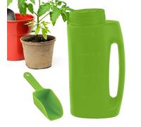 Spargisale, spargisale per Prato e Giardino, 2 Litri, spargisale Portatile con Cucchiaio, spargitore Portatile per fertilizzanti, Sale, Sale Pietra e Alimenti di Arachidi
