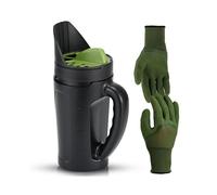 Spargisemi Manuale per Semi D'Erba, Ammendanti per il Terreno, Spargisemi Regolabile Manualmente per La Cura del Giardino e del Prato