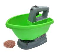 Spargisemi manuale senza fili, ricaricabile, con batteria da 2000 mAh, 7 velocità e flusso regolabile, per prato, fertilizzante, sale antigelo, copertura 5000 ft², leggero 1,2 kg