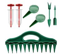 Spargisemi | Spandiconcime Manuale Portatile per Vasi e Piccole Piantagioni | Set Dosatore di Precisione per Semina,per Fiori Ortaggi Piante in Vaso Giardinaggio