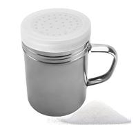 Spargispezie - Acciaio inossidabile a maglia fine con coperchio , dimensioni compatte 5,5 cm x 8,2 cm per l'uso sul piano di lavoro della cucina, acciaio inossidabile di 304 - per