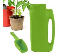 Spargitore manuale - Dispersore per prato da giardino da 2 litri, 1,5 kg, saliera portatile | Spandineve per sabbia di fertilizzante efficiente a dispersione conveniente per la manutenzione della pass