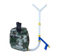 Spargitore Manuale Fertilizzante con Tracolla Ergonomica Strumento Portatile per Concimazione E in E Vivai Utensile Regolabile da Zaino, PVC