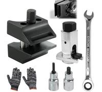 Spargitore per Ammortizzatore con Mozzo Diviso,4 Pezzi Mozzo Universale per Ammortizzatori,Set Divaricatore Ammortizzatore,Strumento di Divaricatore per Puntone di Sospensione,per Auto,SUV e Furgoni