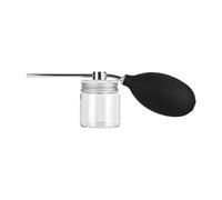 Spargitore per ciottoli, spargitore per ciottoli con tubo metallico, flacone spray per orticoltura biologica, forniture agricole, parrucchieri, distributori di talco (B)