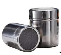 Spargitore per zucchero a velo, 2 pezzi per cappuccino, spargitore per farina con coperchio, macina per zucchero a velo, spargitore per cannella, zucchero a velo, macina per cioccolato, zucchero