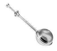 Spargitore per zucchero a velo in acciaio - asta con manico a molla | Macinino per zucchero a polvere e spezie | Colino per farina a maglia fine per cuocere e decorare dessert