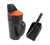 Spargitori Manuale per Prato | Spargitore Portatile Fertilizzante con Escavata,Spargitore Giardino Manuale - per Giardino Domestico Posteriore Cortile Fertilizzante Sale