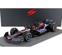 Spark Modellino auto statico Alpine F1 A524 Team BWT N.31 Bahrain GP 2024 Esteban Ocon Scala 1/18