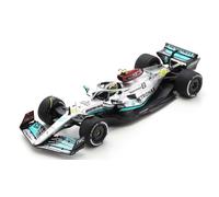 MODELLINO AUTO F1 STATICO SPARK MERCEDES F1 W13 LEWIS HAMILTON 2022 SCALA 1/18