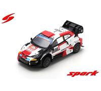 Spark 1/43 TOYOTA GR Yaris Rally1 #1 4th Rally Safari Kenya 2022 S6707